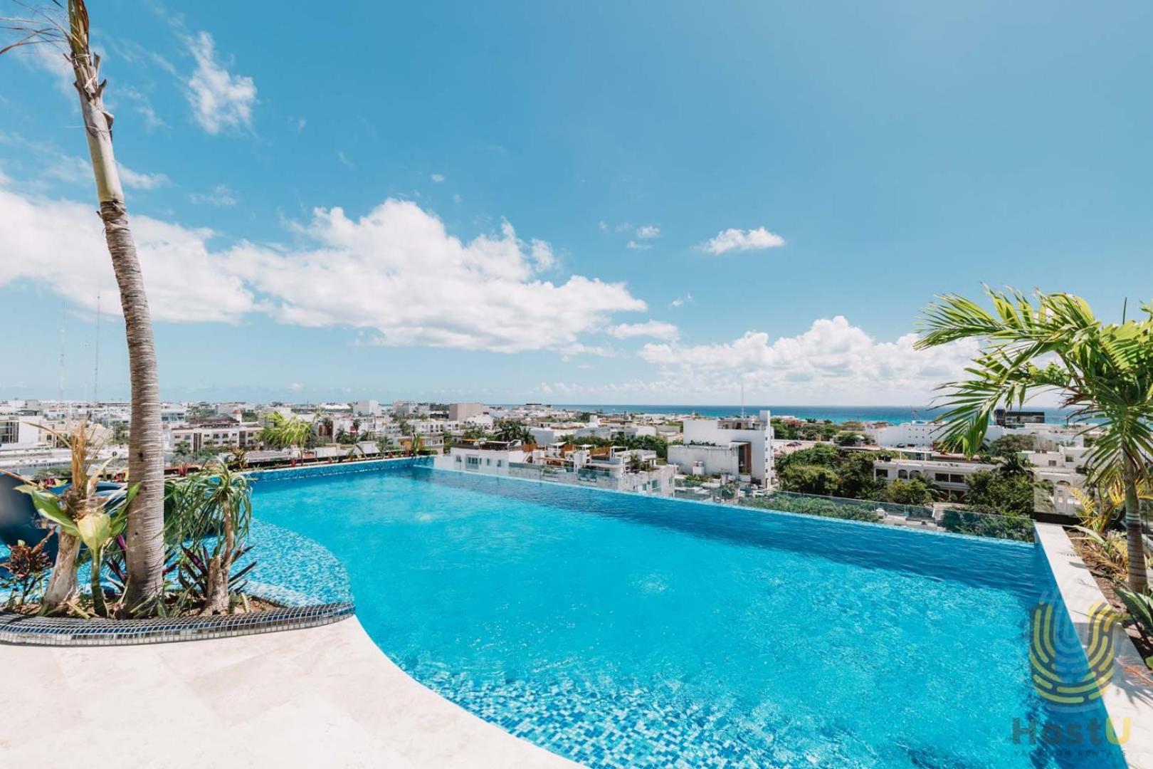 Luxury Dep Whit Pool Lägenhet Playa del Carmen Exteriör bild