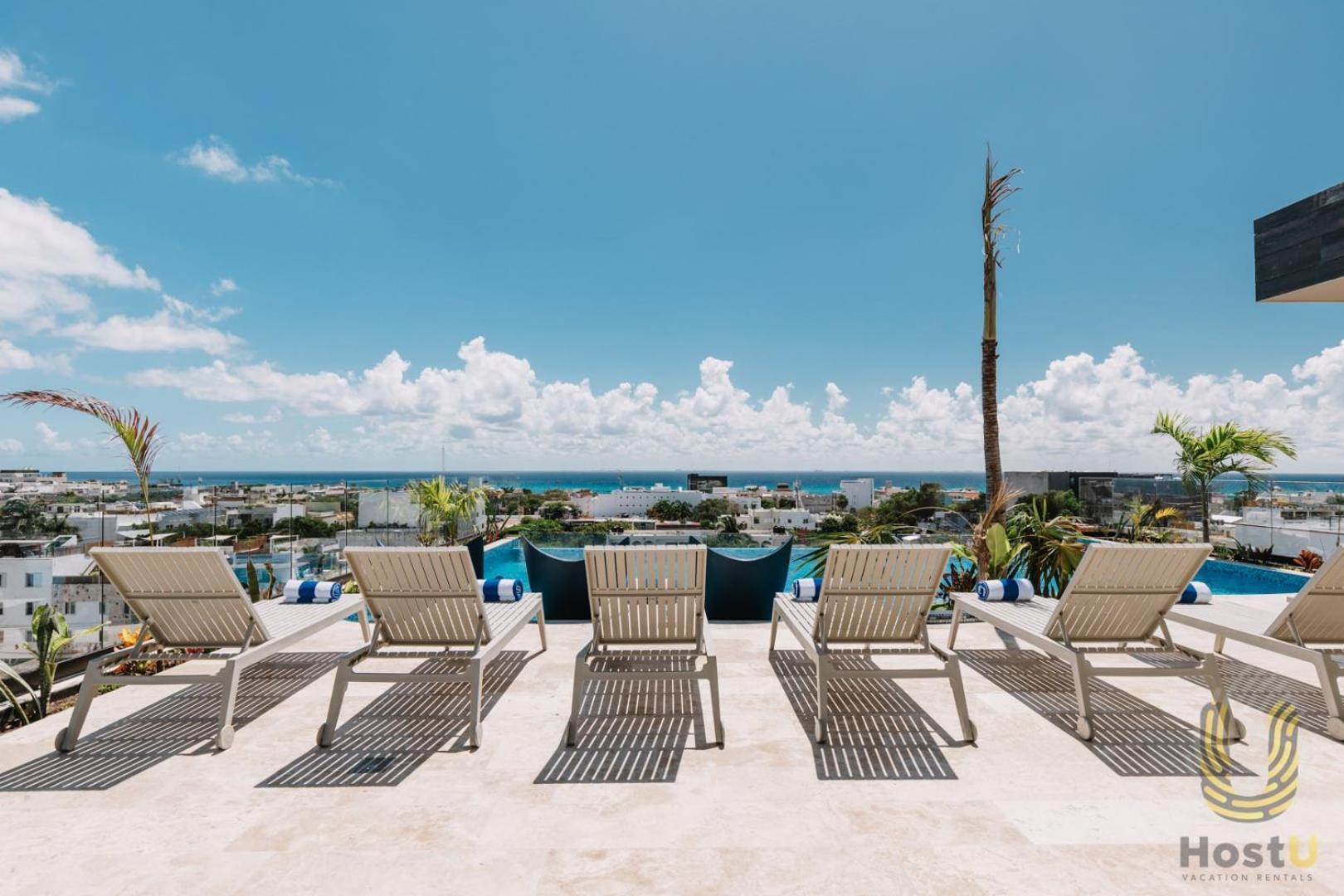 Luxury Dep Whit Pool Lägenhet Playa del Carmen Exteriör bild